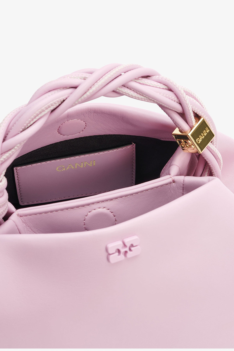 LIGHT PINK SMALL GANNI BOU BAG 3