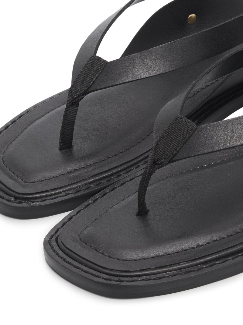 Women's Lorraine 25MM Leather Sandals - Black 6
