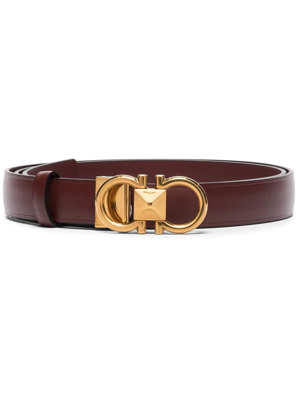 Gancini leather belt - 1