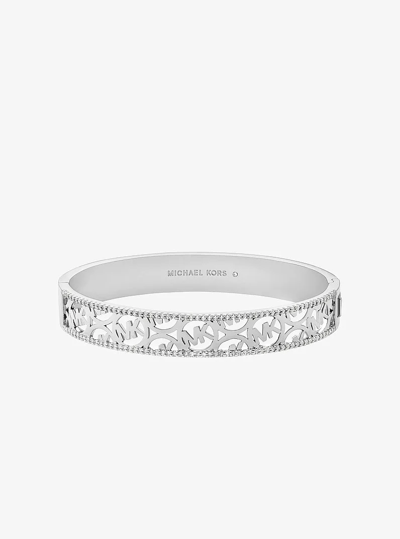 Perforated Logo Bangle - 1