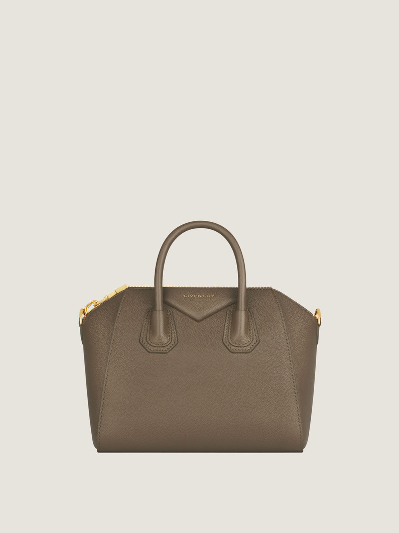 SMALL ANTIGONA BAG IN GRAINED LEATHER 1