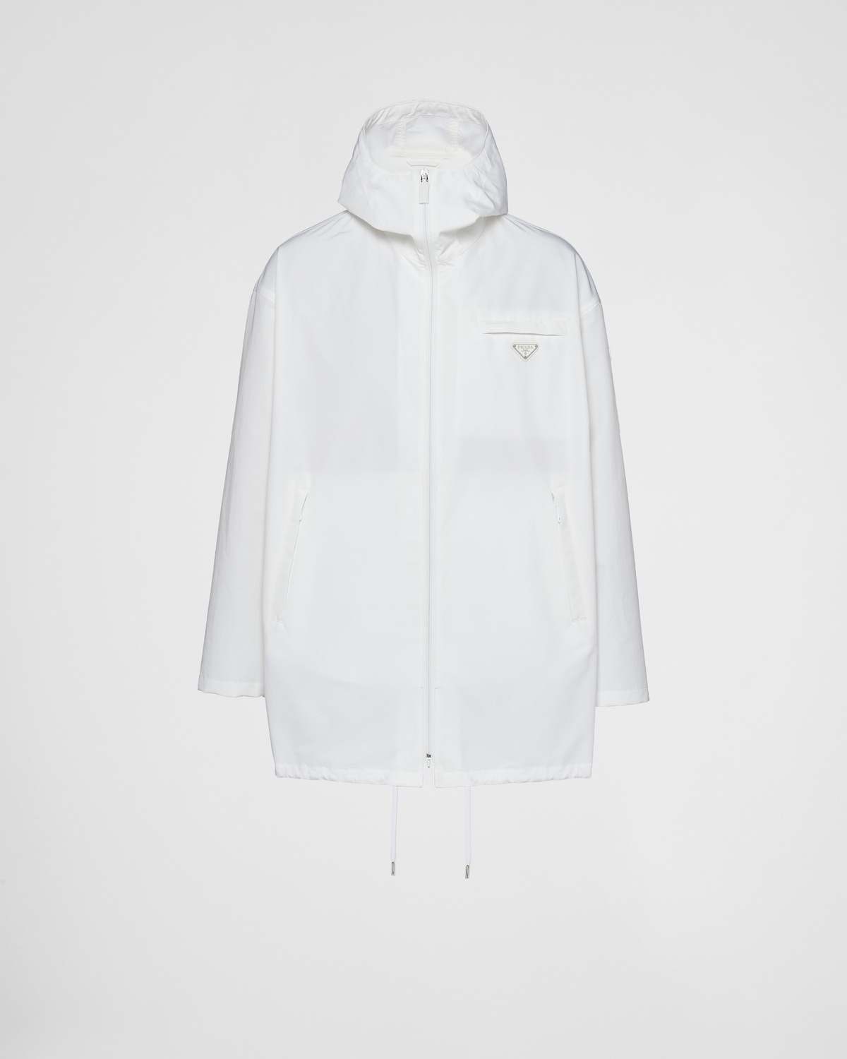 Technical poplin raincoat - 1