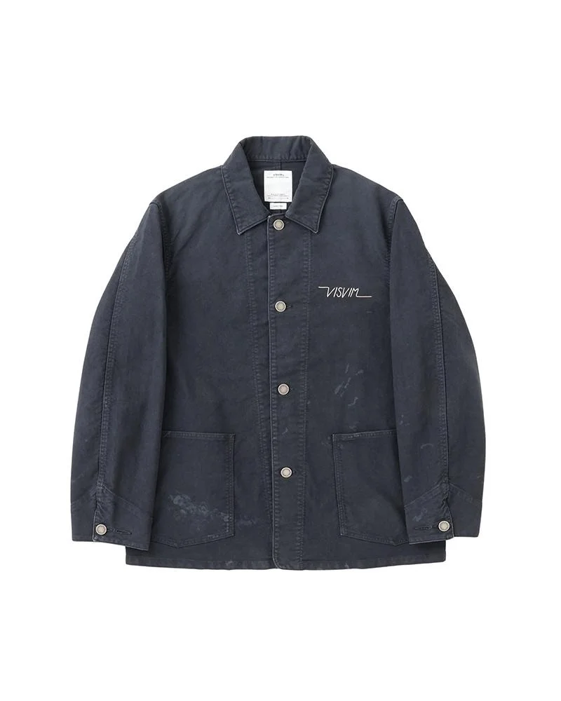 COVERALL DMGD G.CORDS NAVY - 1