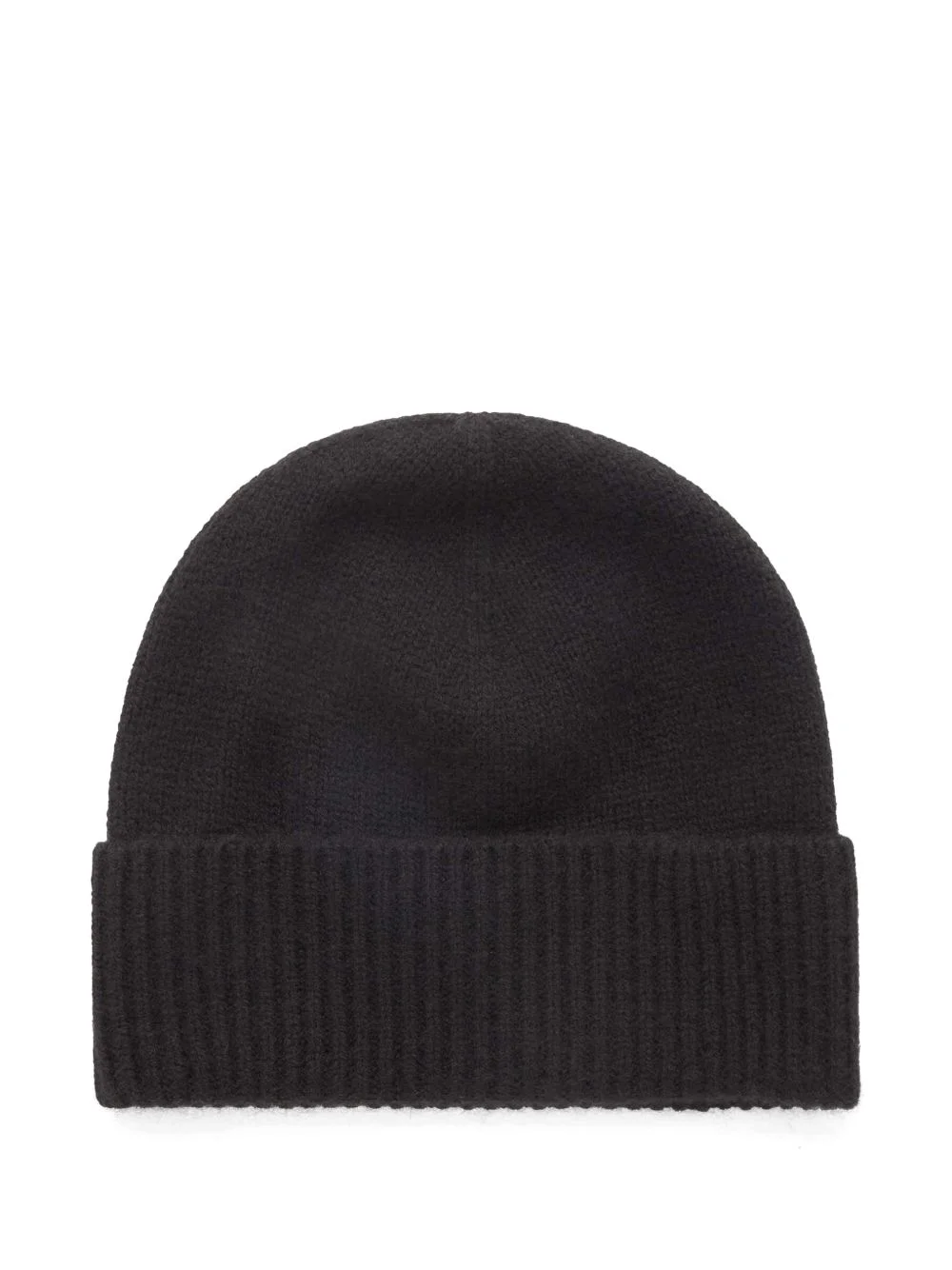 ribbed-trim beanie hat - 1