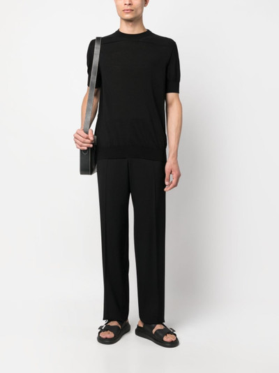 Jil Sander short-sleeve wool T-shirt outlook