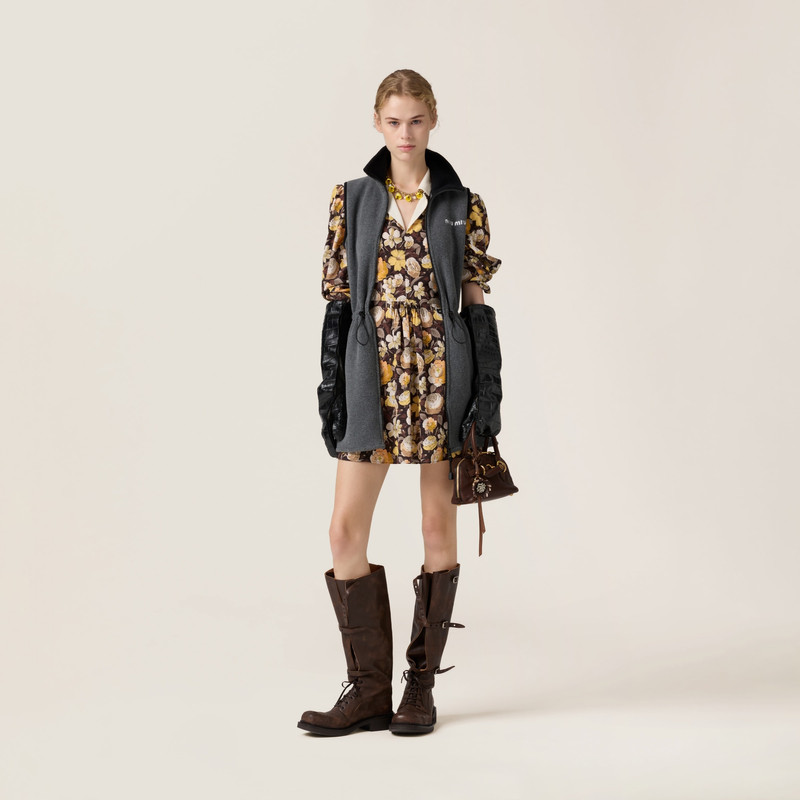 Miu Miu Fleece dress outlook