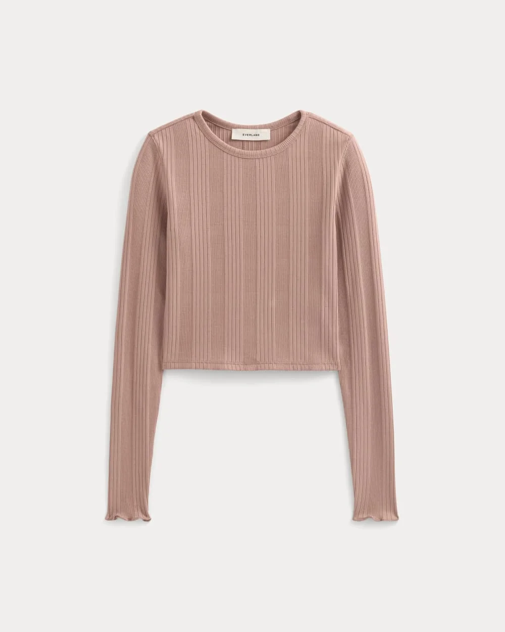 LOUNGE RIB CROPPED SHIRT - 1