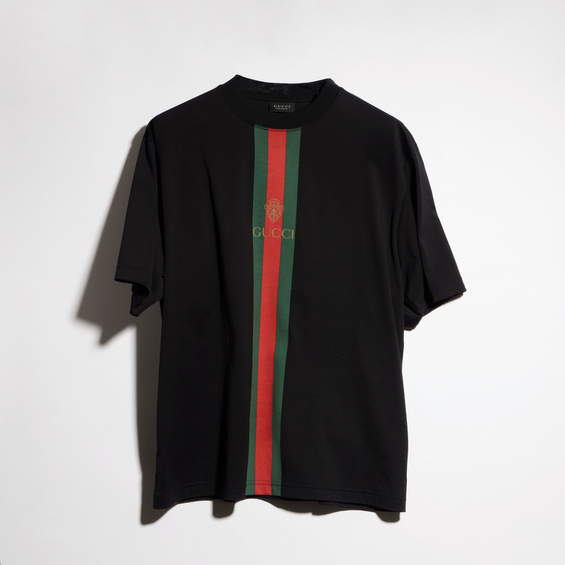 Cotton jersey T-shirt with print - 1