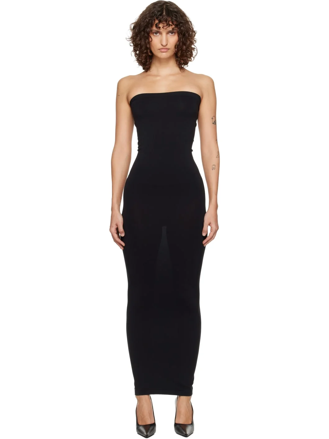 Black Fatal Maxi Dress - 1