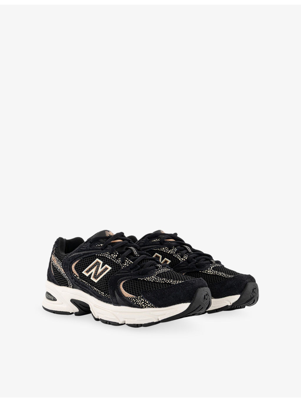 MR530 Suede and Mesh Trainers - 3