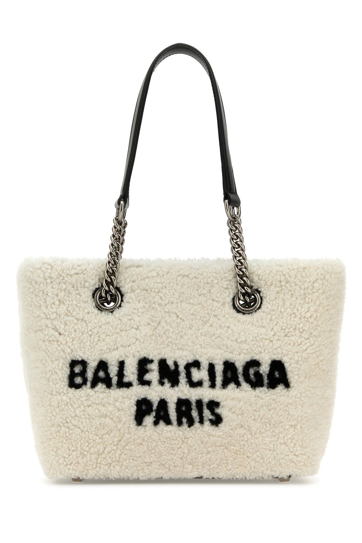 White shearling Duty Free S handbag - 1