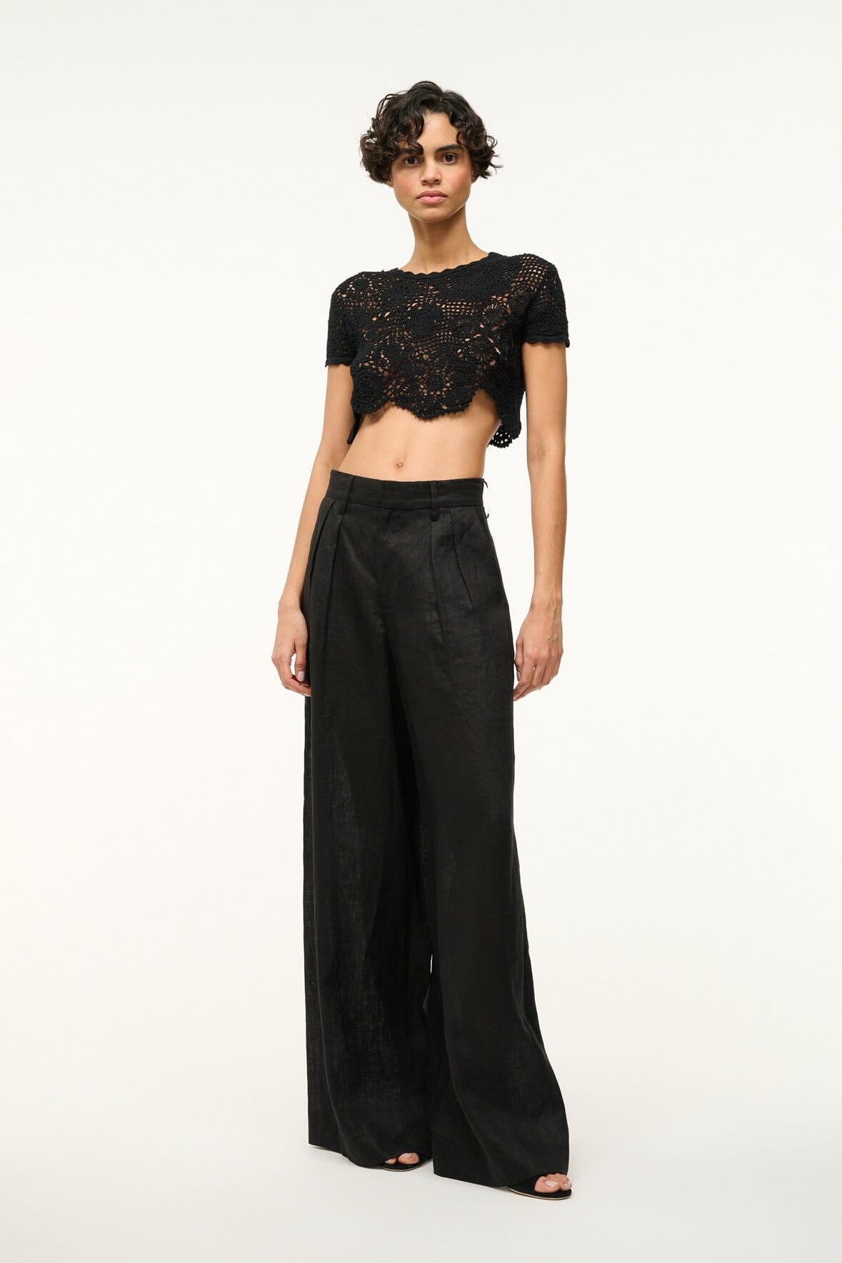 STAUD STARLIGHT TOP BLACK - 3