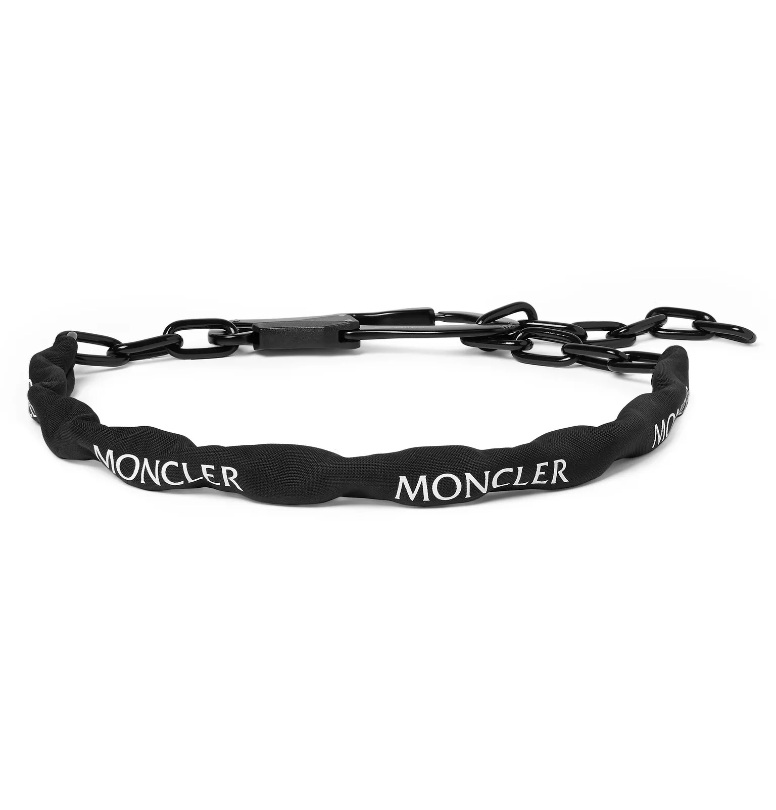 6 Moncler 1017 ALYX 9SM Logo-Print Webbing and Chain Belt - 3