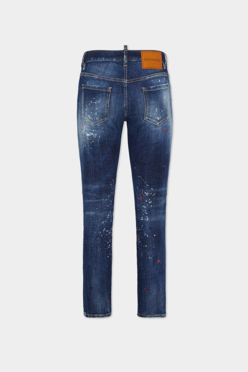 MEDIUM EASY RED SPOTS WASH MEDIUM WAIST JENNIFER JEANS - 2