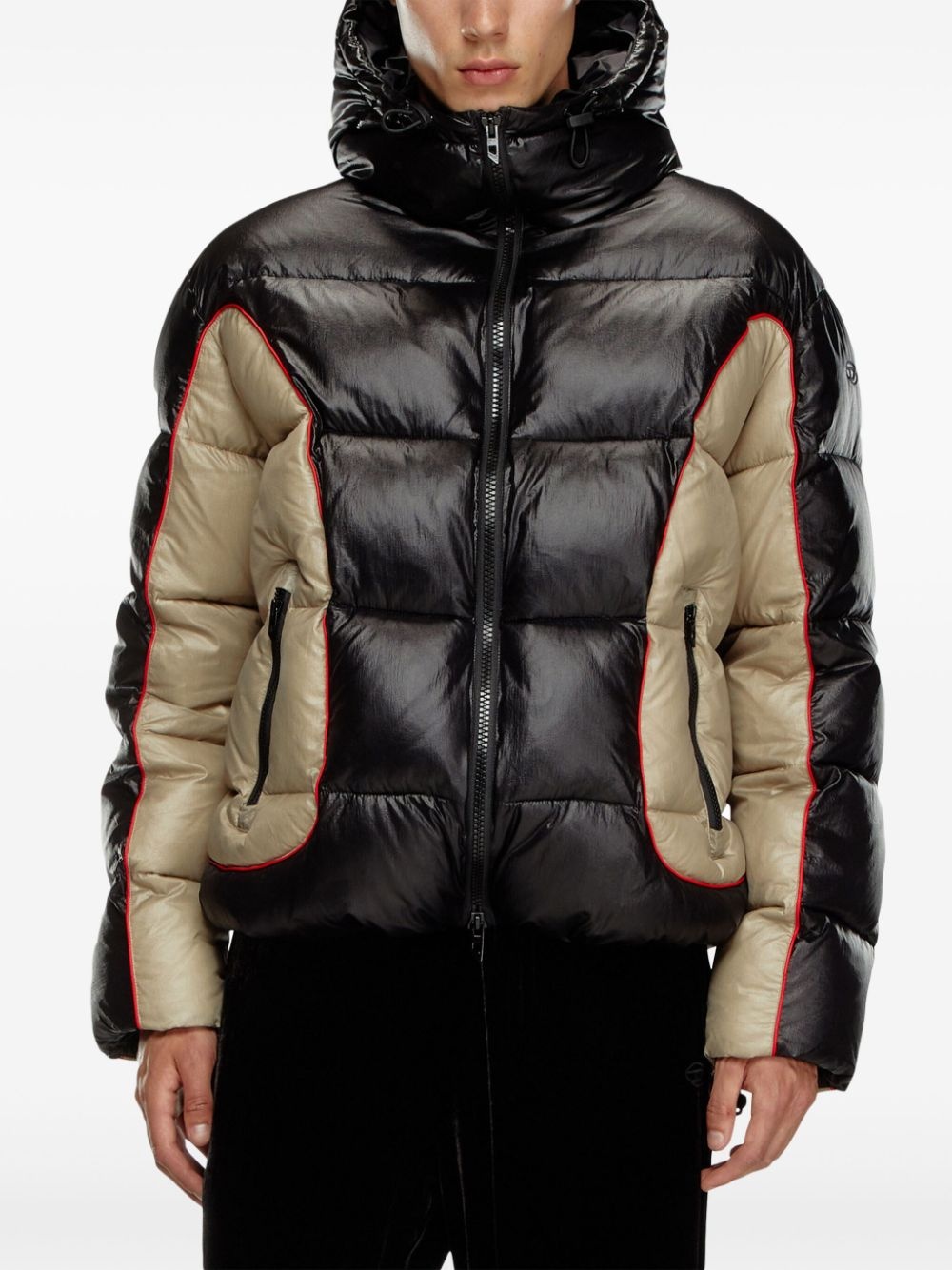 W-Ostend panelled padded jacket - 3