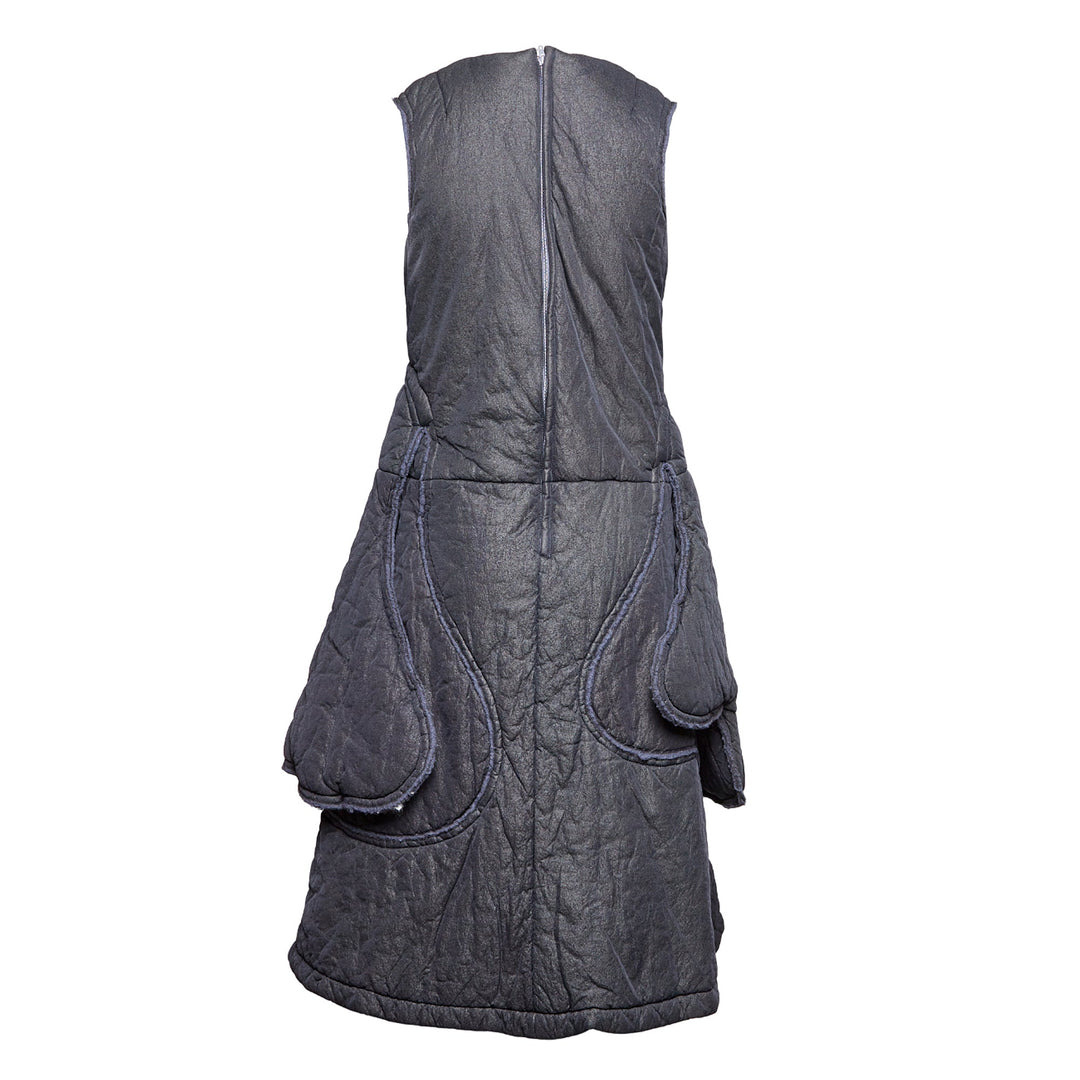 Bonded Round Neck Dress - 2