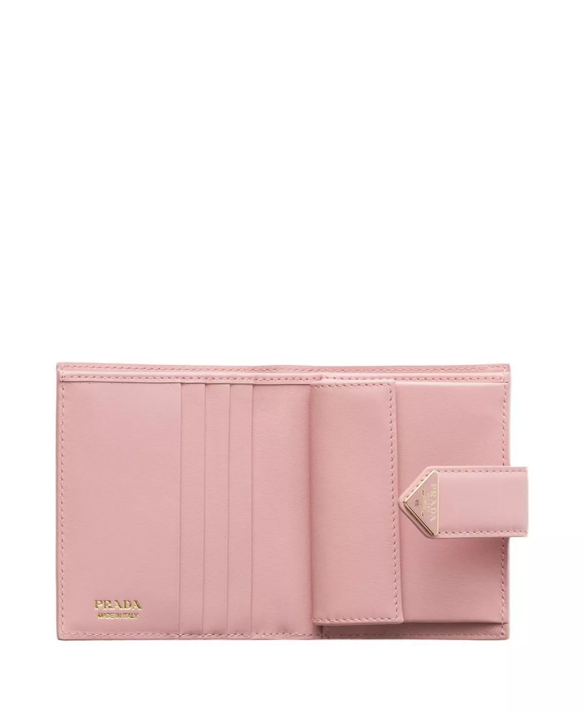 Small Saffiano and Smooth Leather Wallet - 2