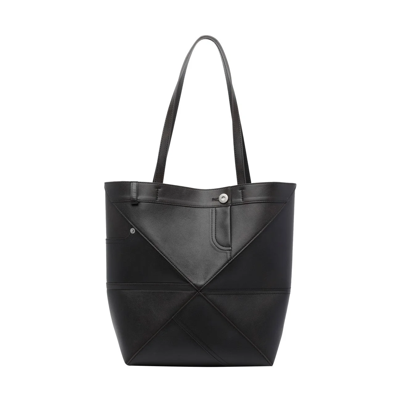 Loewe Women Medium Puzzle Fold Trousers Effect Tote Bag - 1