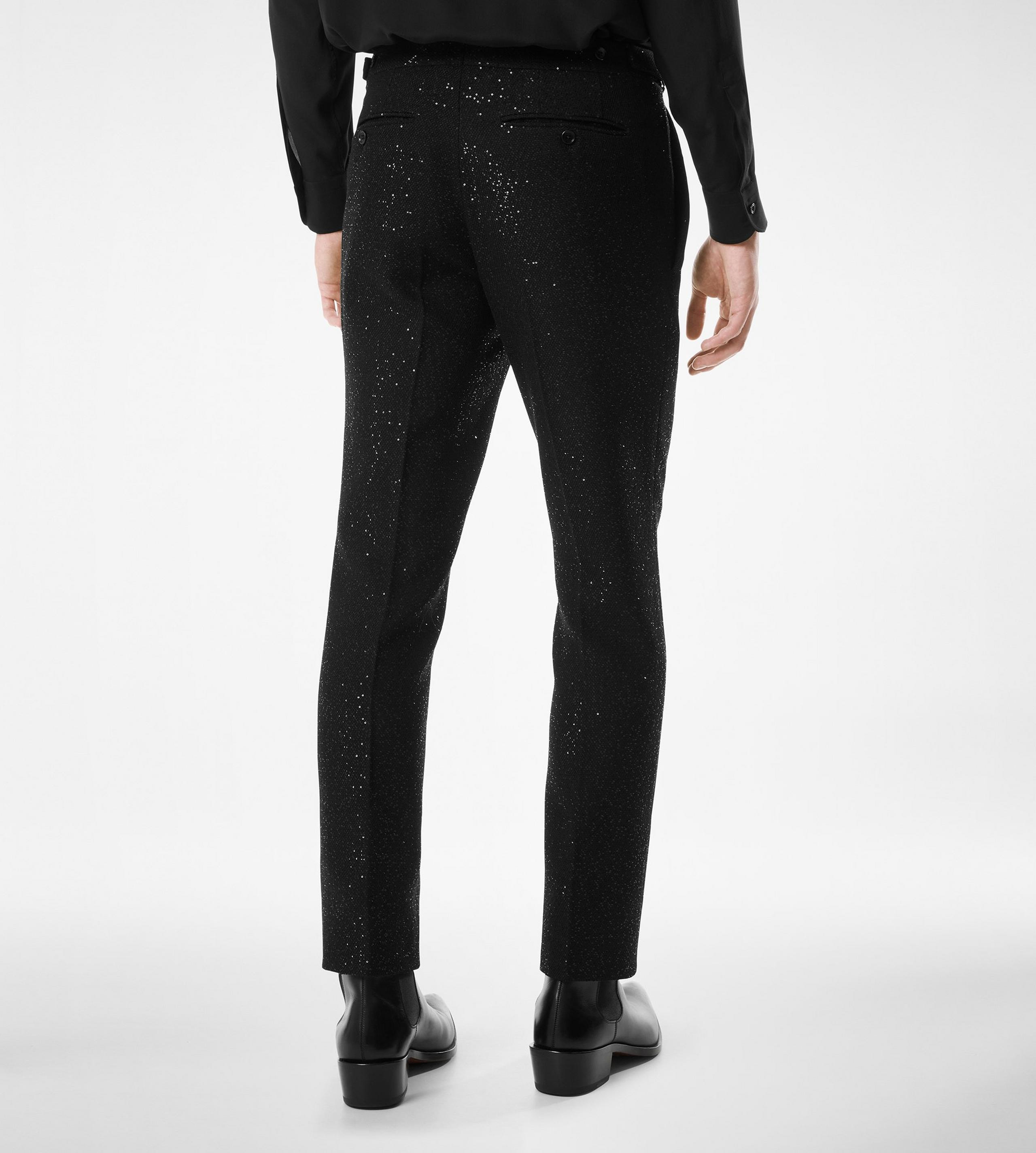 SEQUINS LIGHT BOUCLÈ PANT - 5
