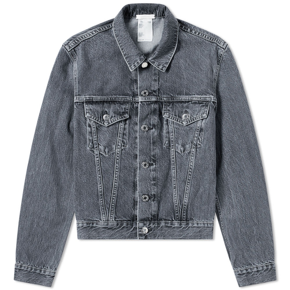 Helmut Lang Mid Stone Denim Trucker Jacket - 1