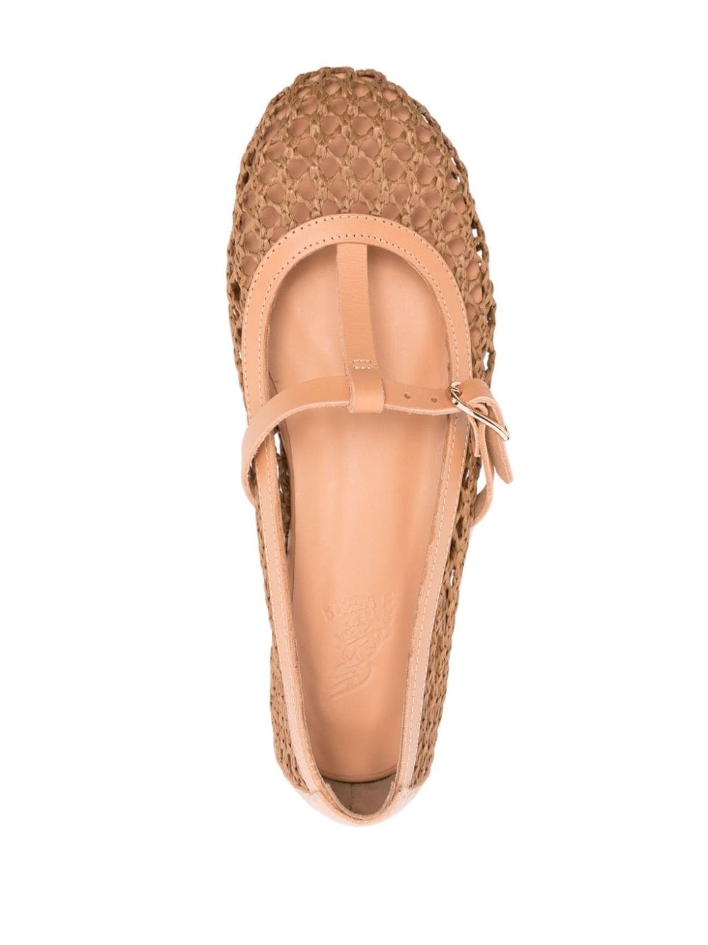 Aerati raffia ballerinas - 4