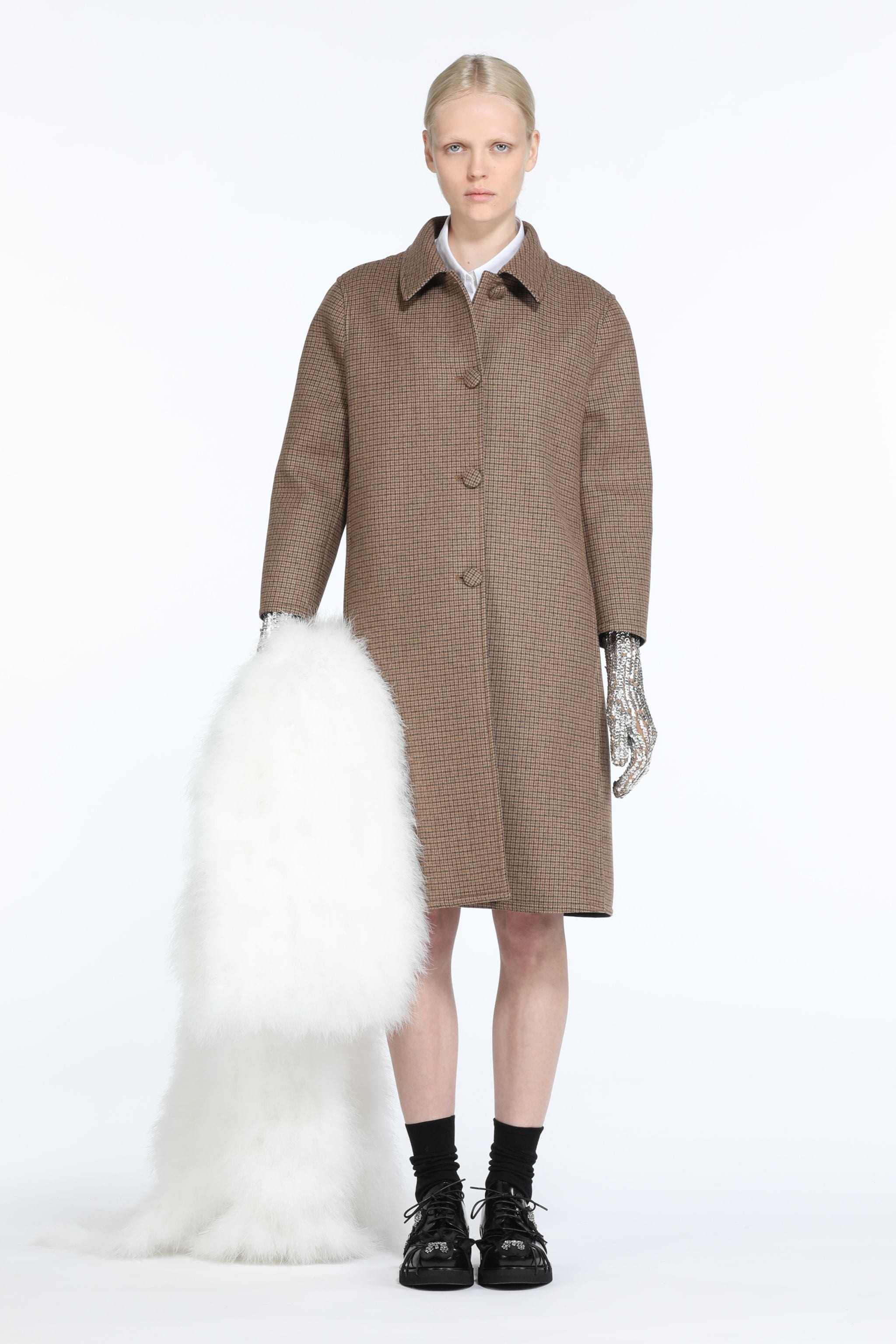 HOUNDSTOOTH COAT - 4