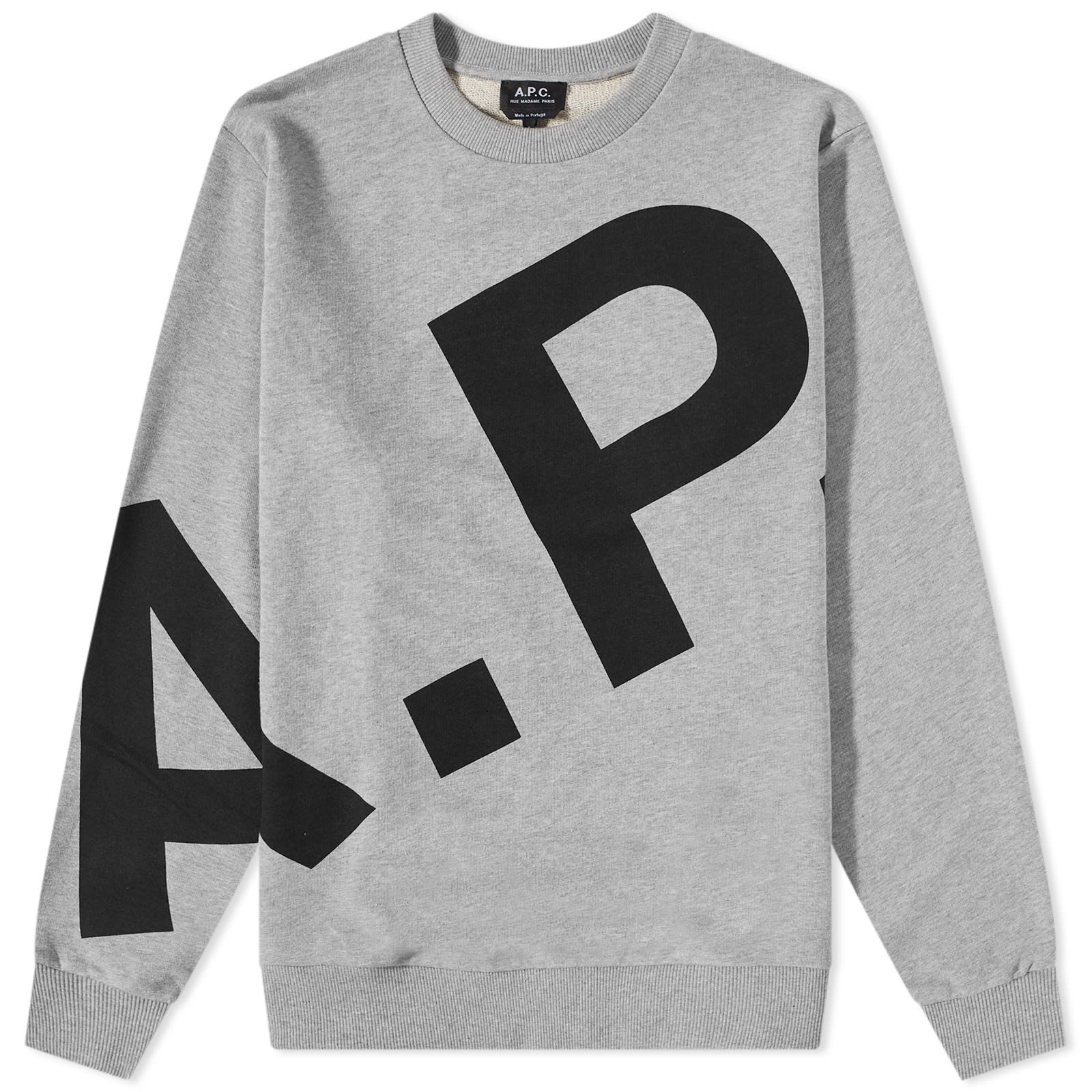 A.P.C. Cory All Over Logo Crew Sweat - 1