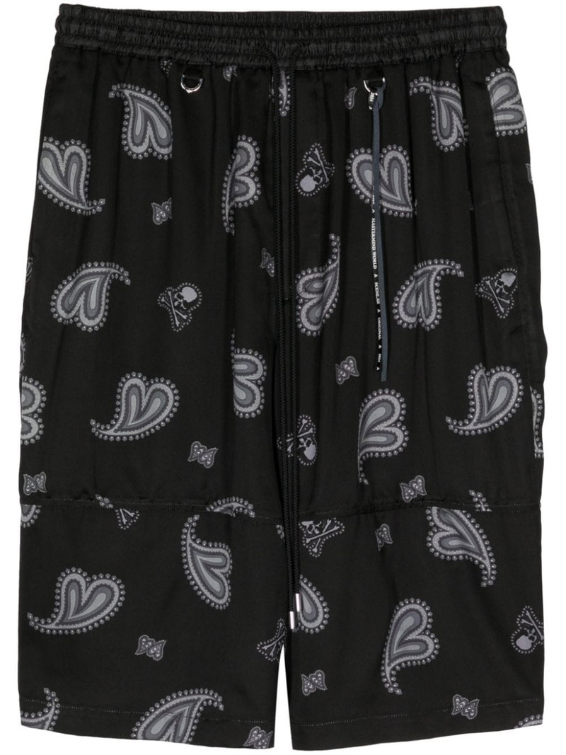paisley-print bermuda shorts 1