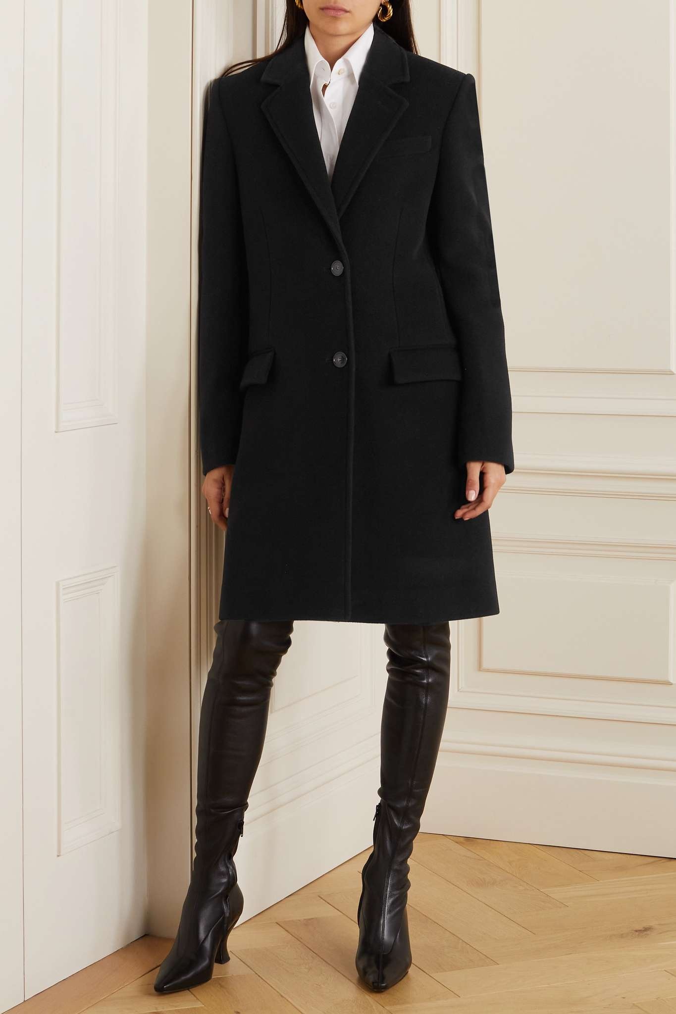 + NET SUSTAIN Bryce wool coat - 3