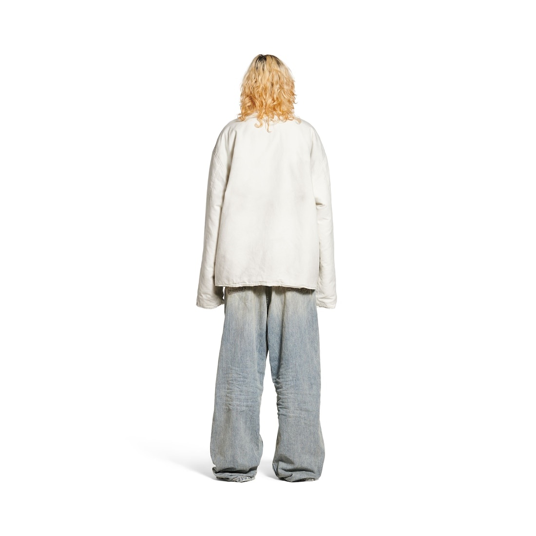 Men's Zip-up Jacket  in White - 4