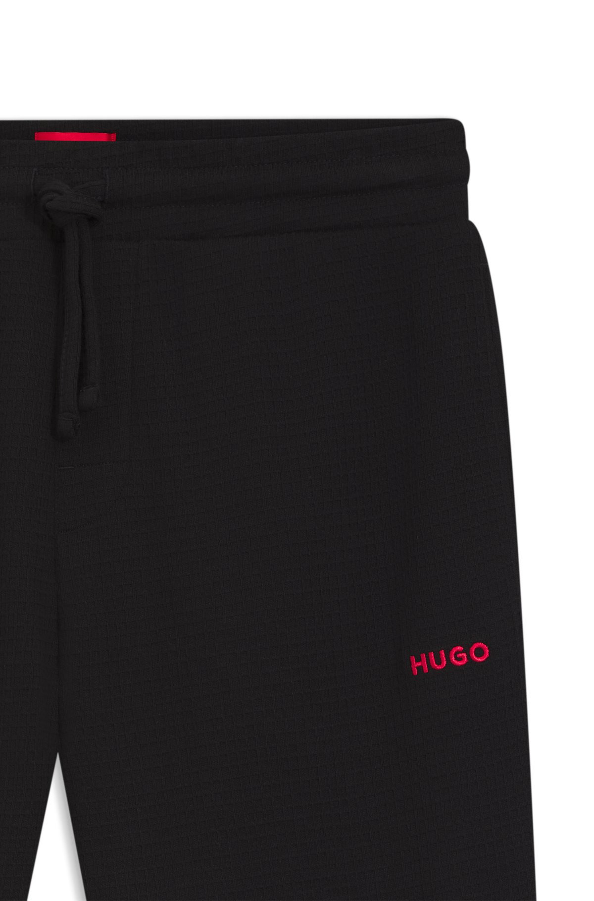 COTTON PAJAMA BOTTOMS WITH EMBROIDERED LOGO - 6