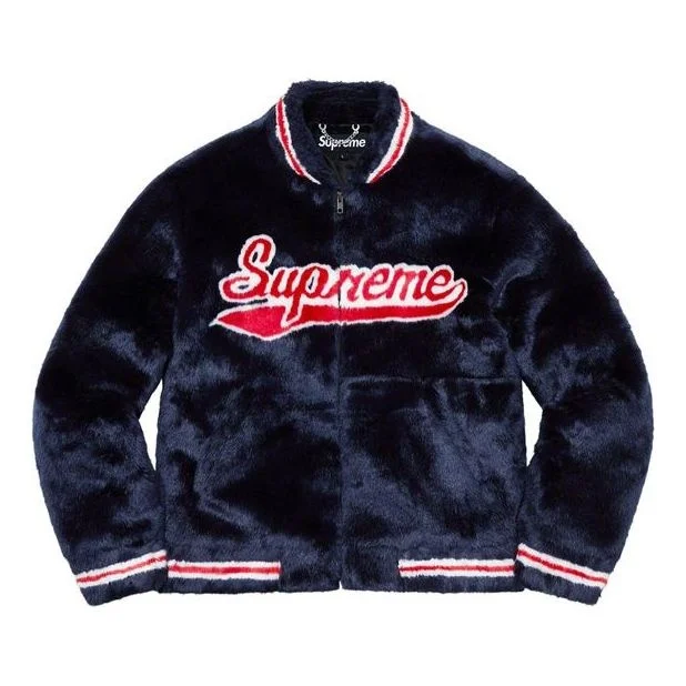 Supreme SS20 Week 1 Faux Fur Varsity Jacket SUP-SS20-026 - 1