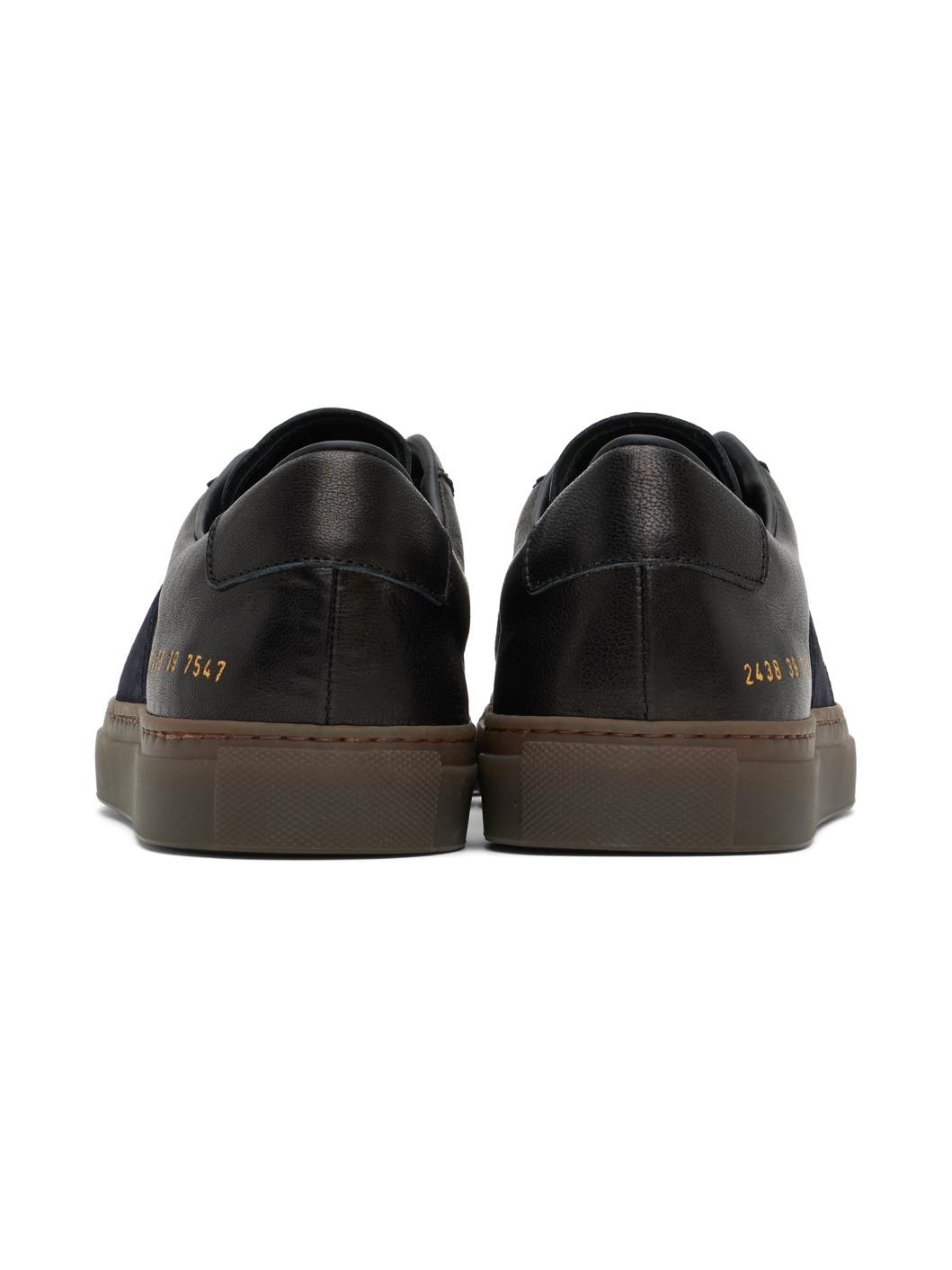 Black Tennis Trainer Sneakers - 2