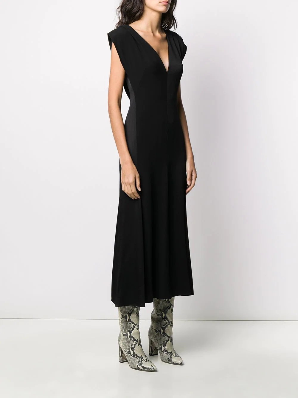 bias cut maxi dress - 3