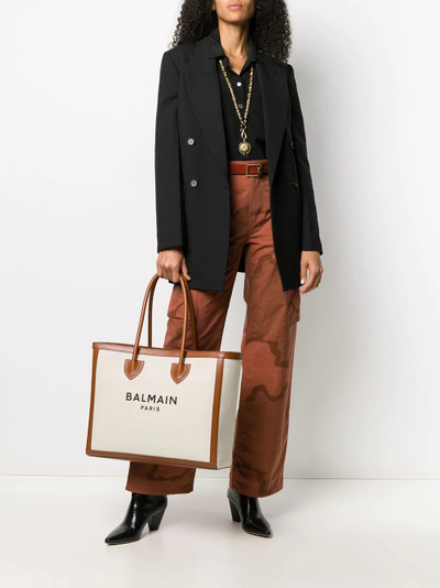 Balmain logo tote bag outlook