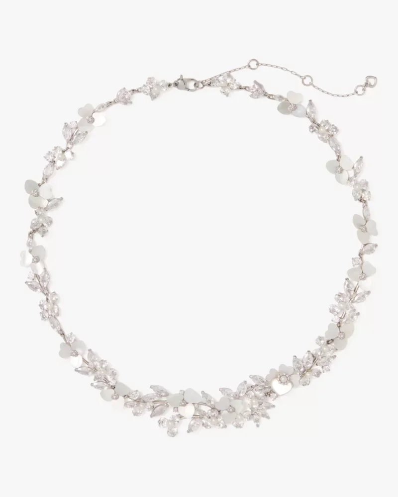 Precious Pansy Statement Necklace - 1