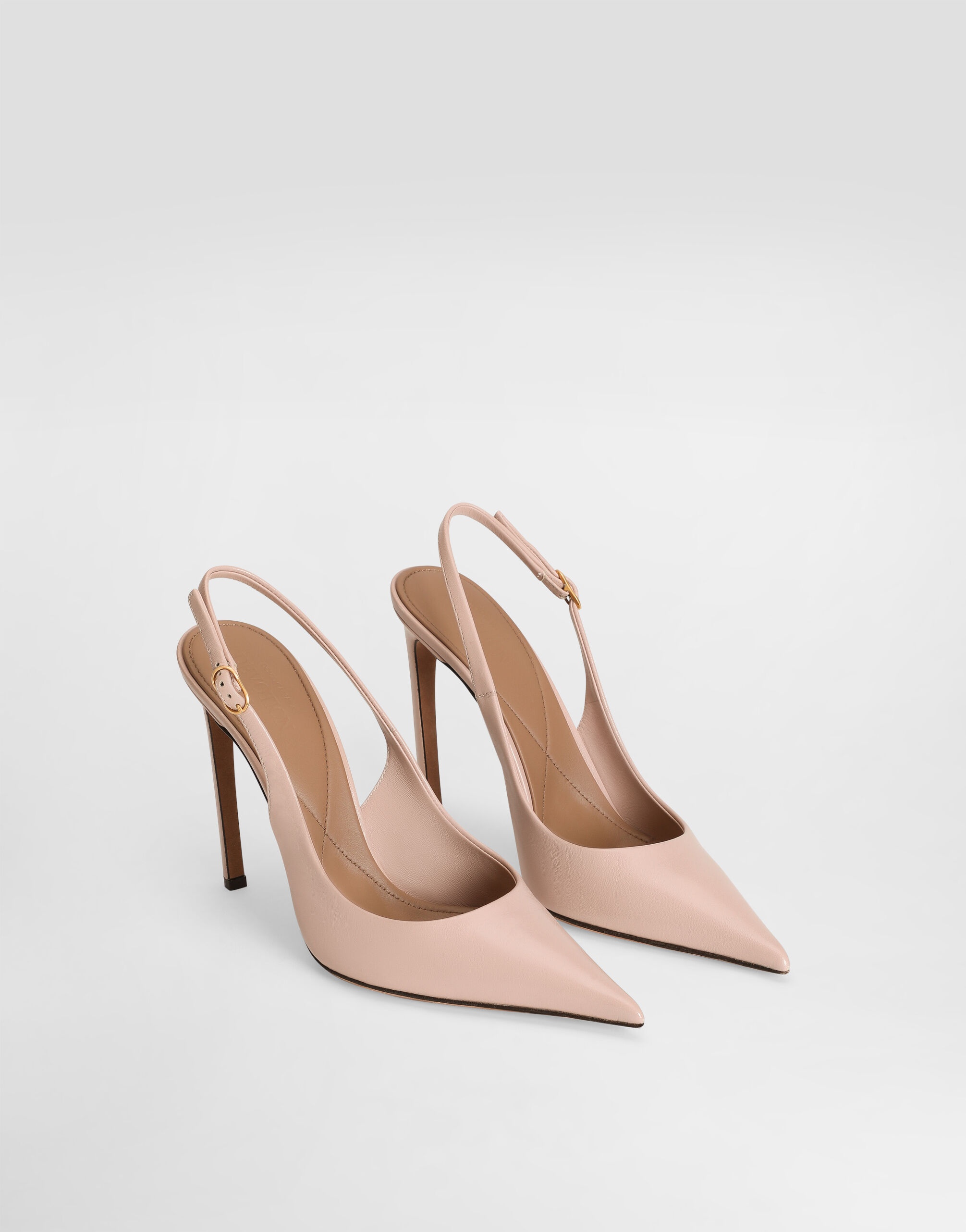 Polished goatskin slingbacks - 2