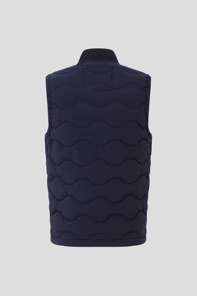 BOGNER CLAY QUILTED WAISTCOAT IN NAVY BLUE outlook