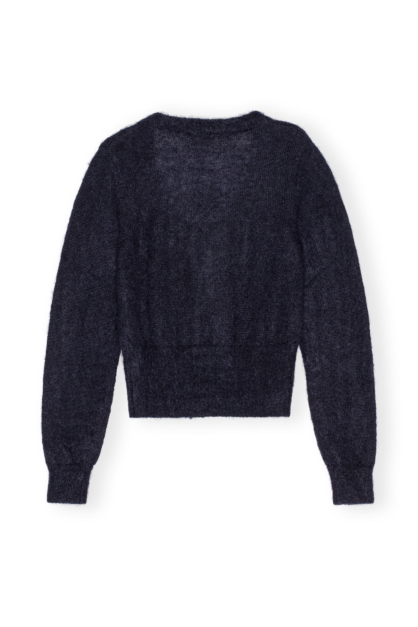 NAVY BLUE TIE STRING CARDIGAN - 6