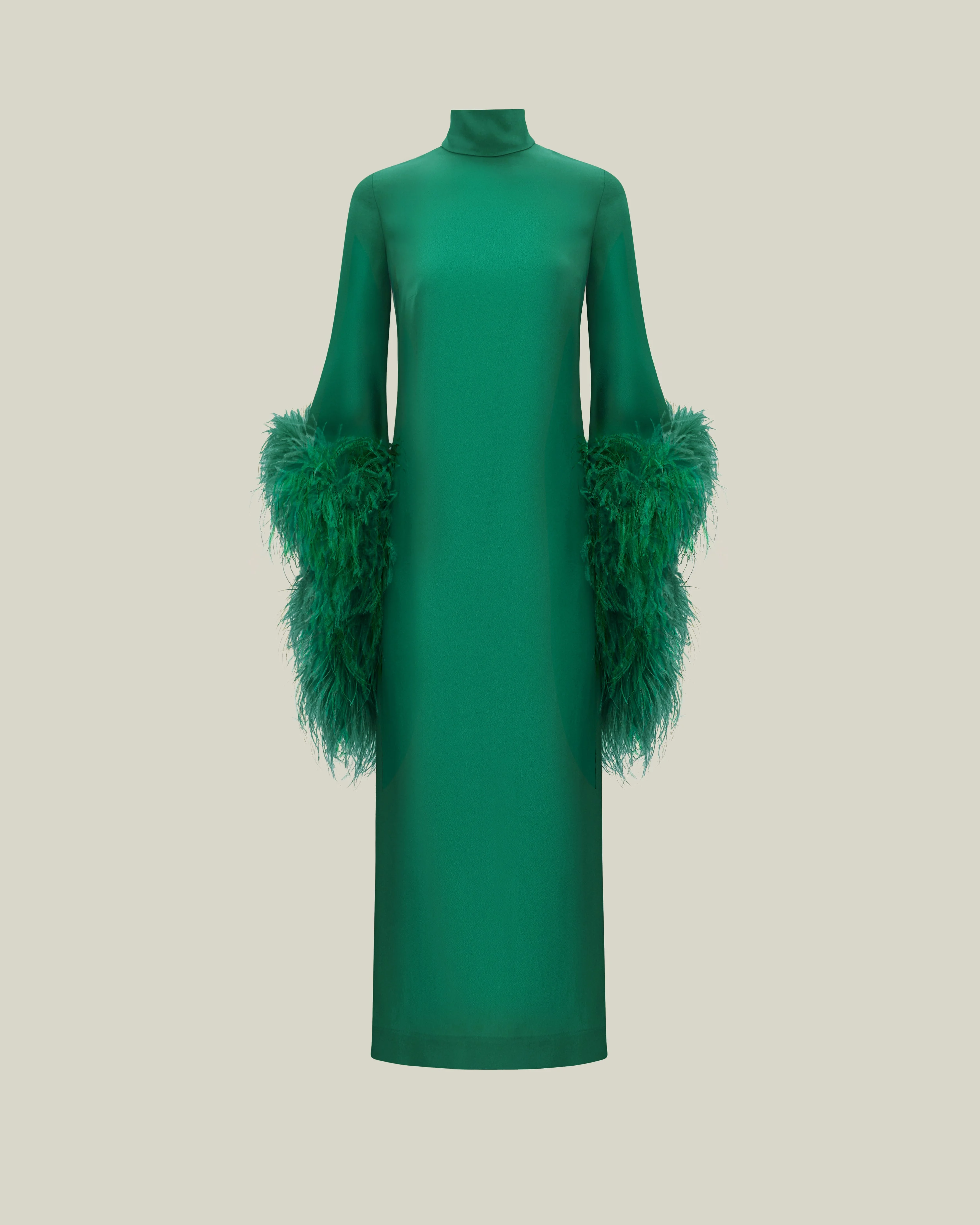 Del Rio Dress in Emerald Green - 1