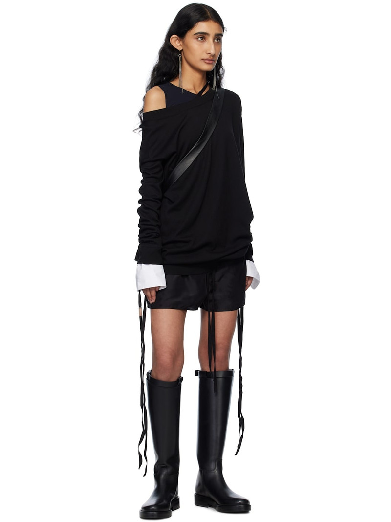 Ann Demeulemeester Black Stan Riding Tall Boots outlook