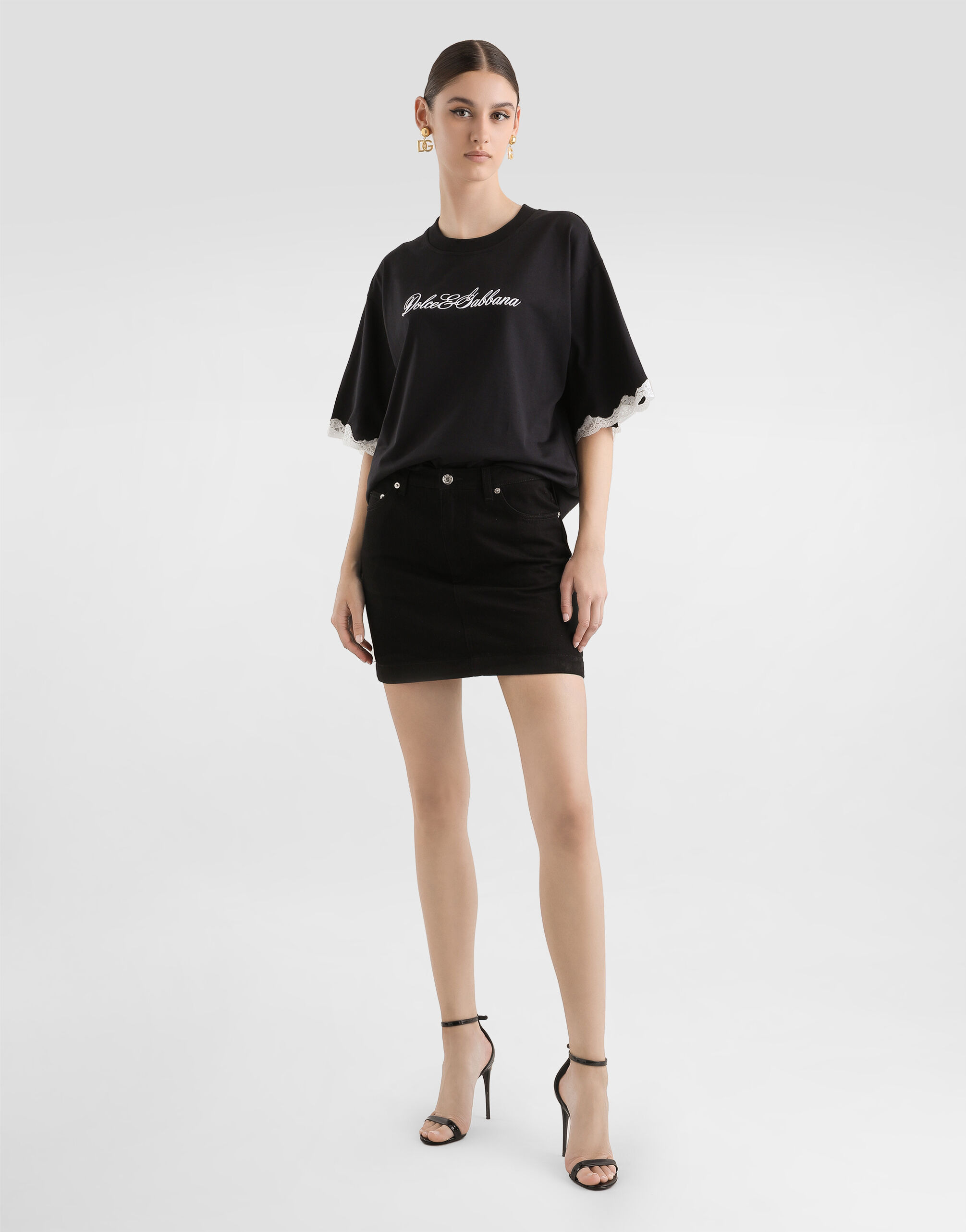 jersey t-shirt with embroidery - 2