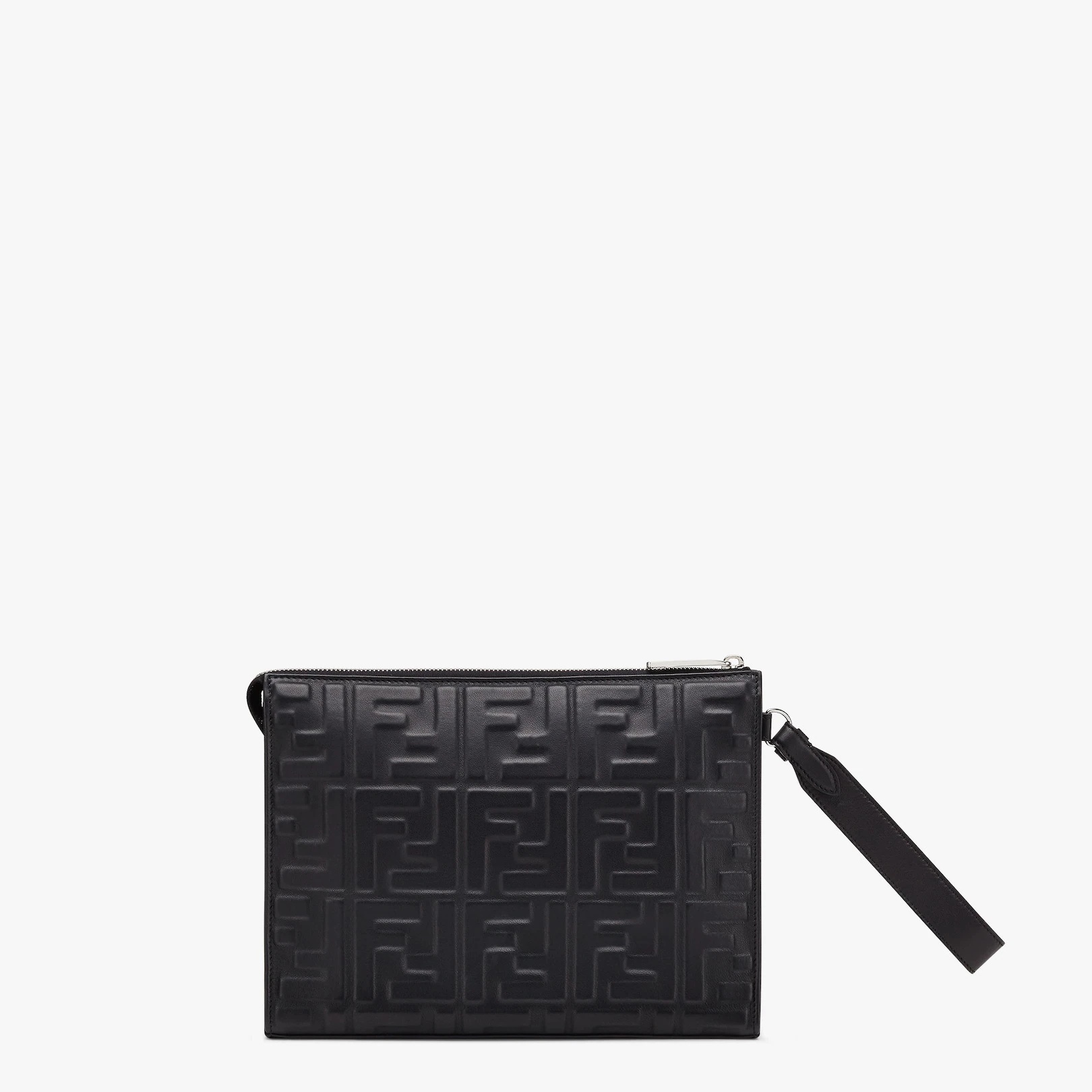 Black nappa leather pouch - 3