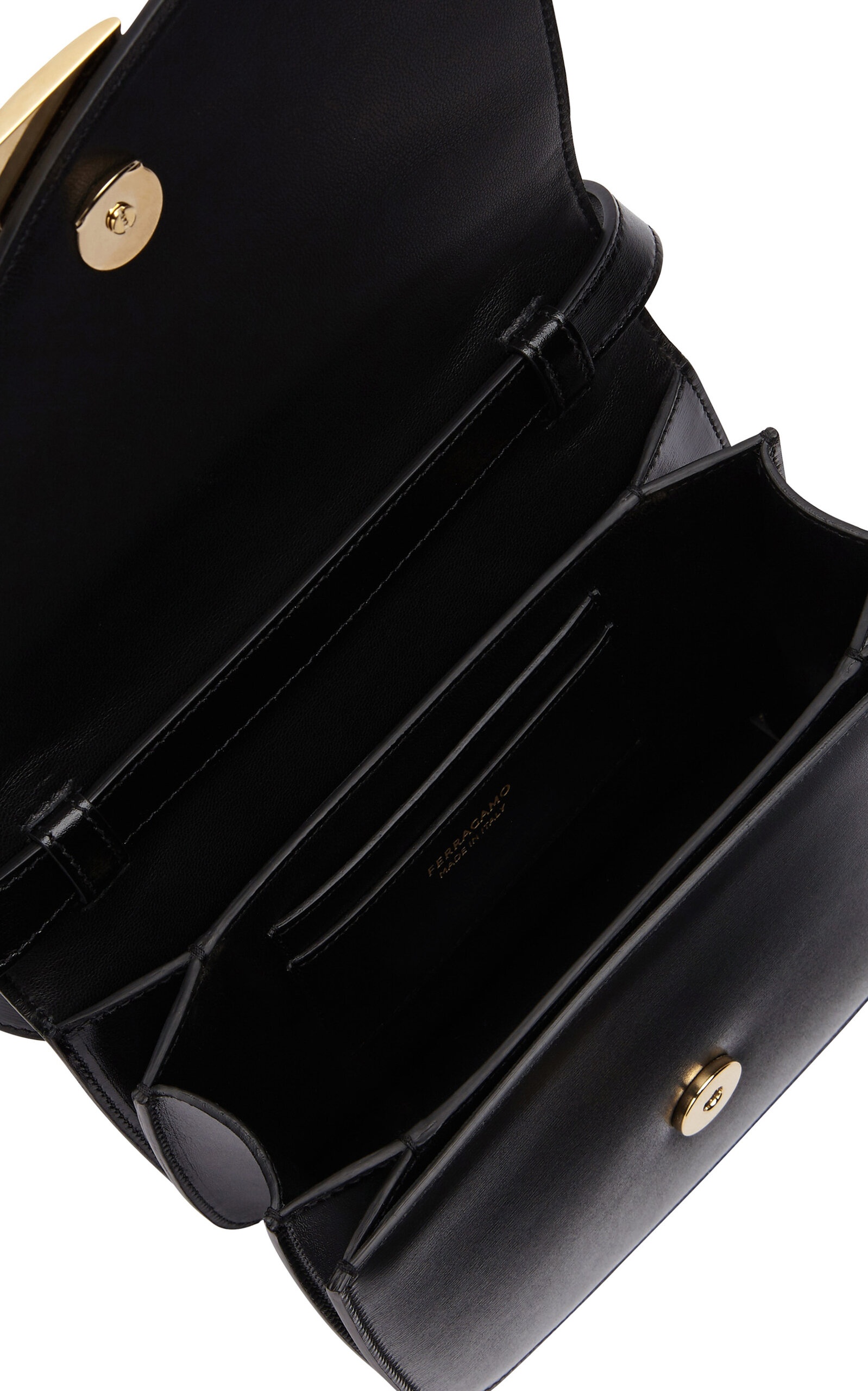 Fiamma Leather Crossbody Bag black - 5