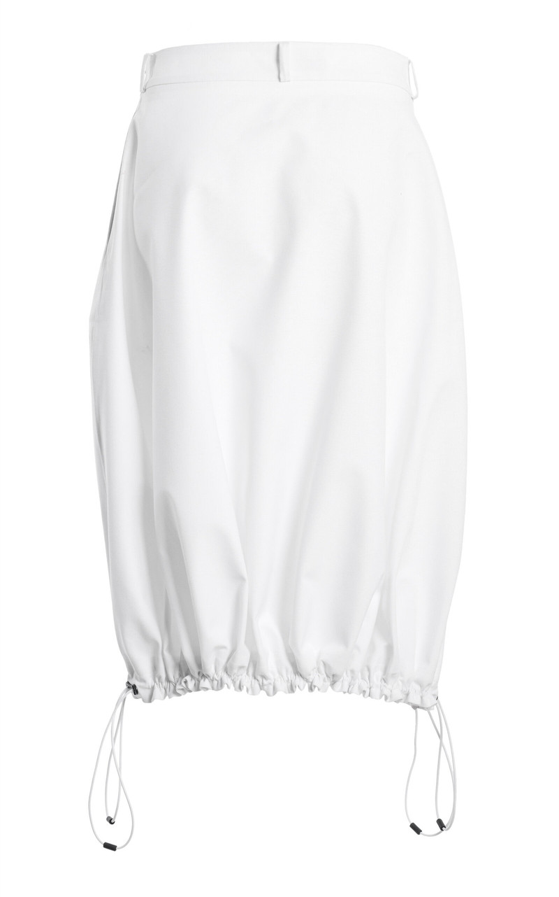 Technical Tailored Balloon Skirt white 3