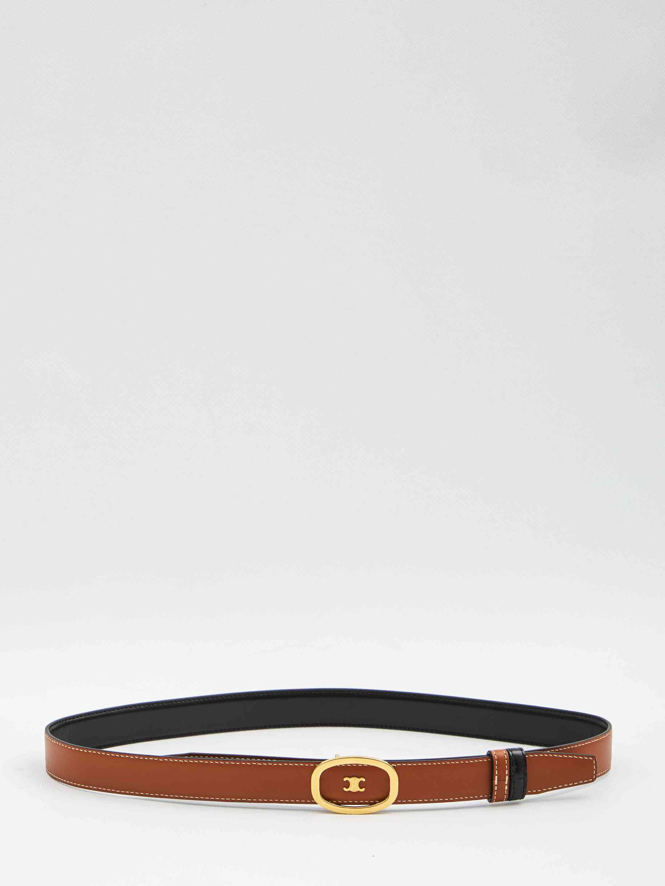 Celine Women Triomphe Reversible Belt - 3