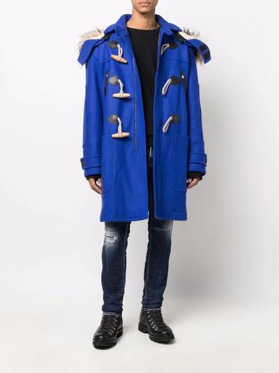 DSQUARED2 mid-length duffle coat outlook