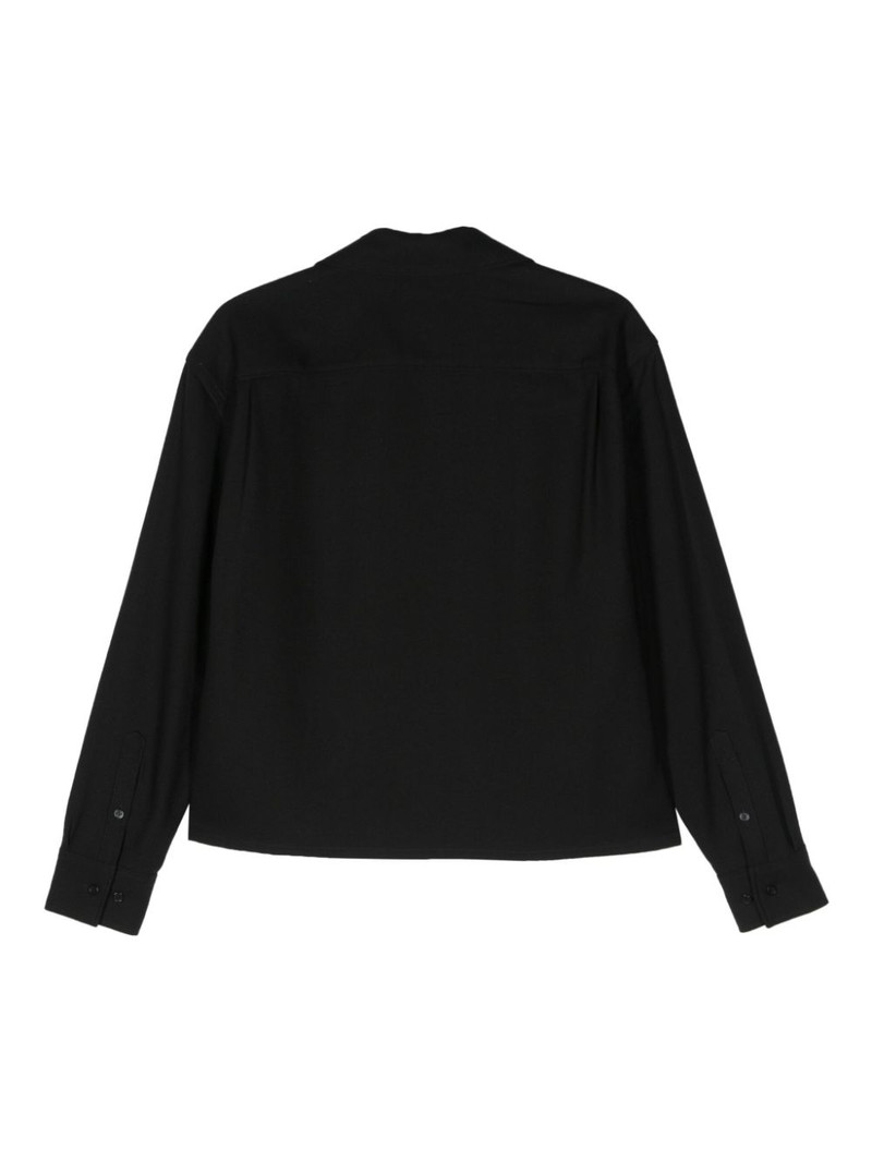 FILIPPA K crepe cropped lyocell shirt outlook