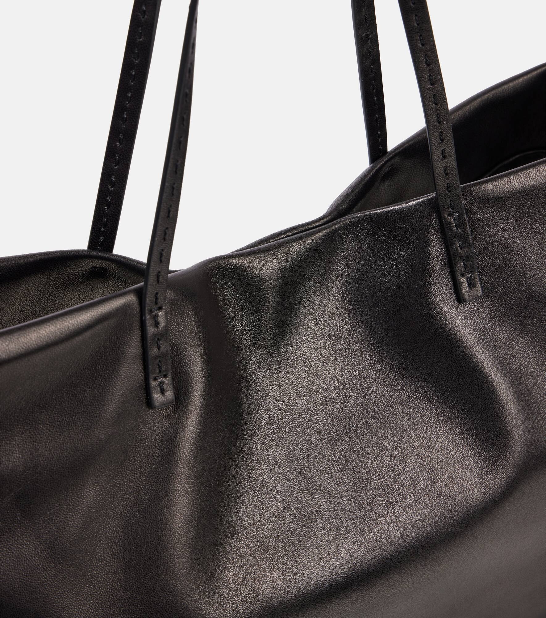 The Row Nuance leather tote bag | mytheresa | REVERSIBLE