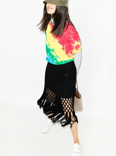 Alanui handmade net crochet skirt outlook